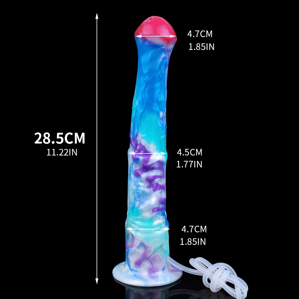 YOCY Fantasy Ejaculating Animal Penis Dildo Soft Silicone Horse Wolf Dildos Squirting Monster Sex Toy For Women Men