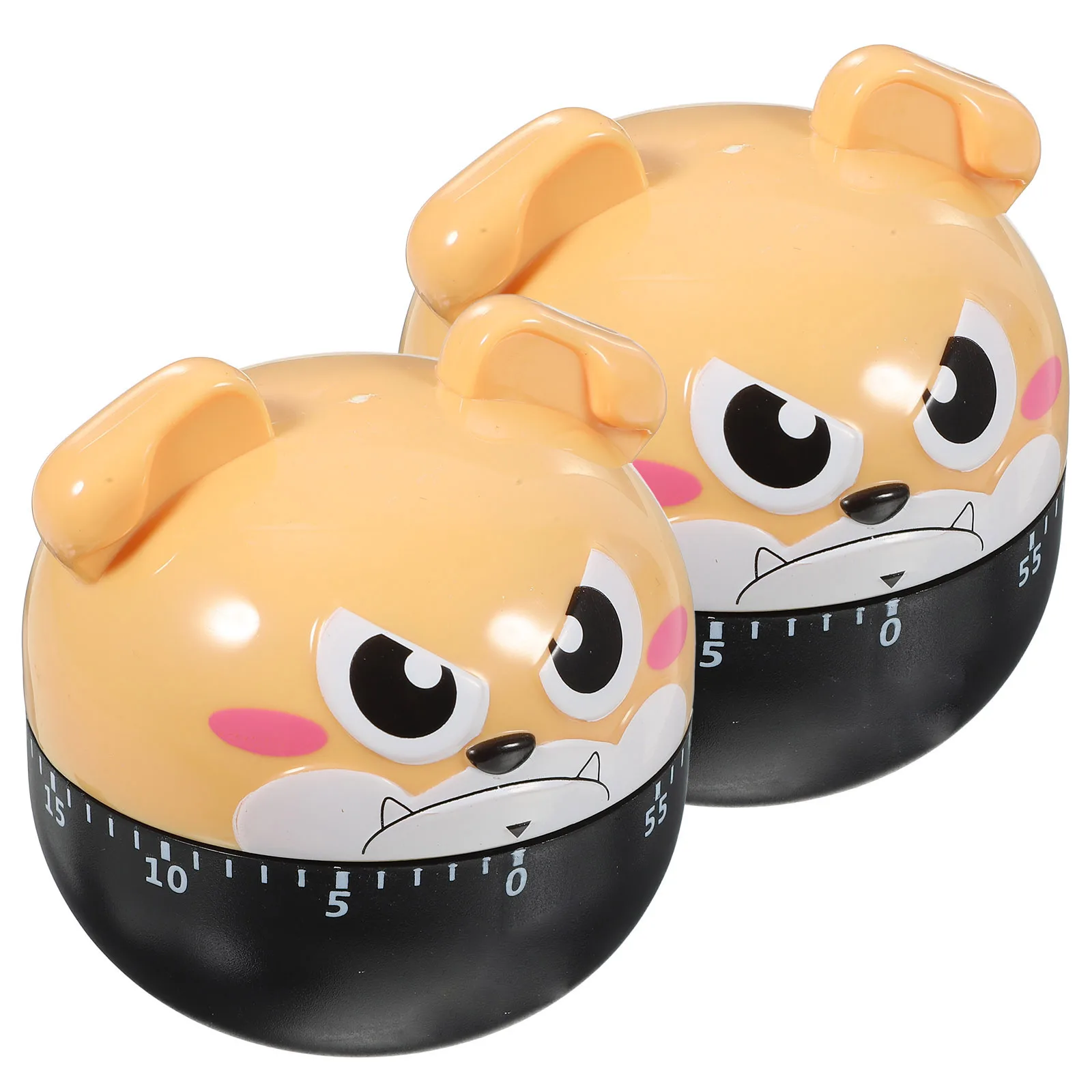 

2 pcs Mechanical Kitchen Cooking Device Baking Timer Time Reminder for Autism No Required