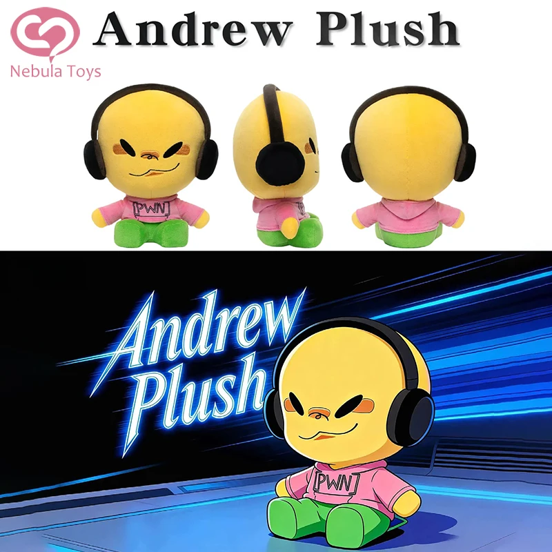 

New 22cm Andrew Plush Dolls Cotton Doll Anime Merchandise Collection Soft Doll Cute Room Decoration Toys Kids Birthday Gifts