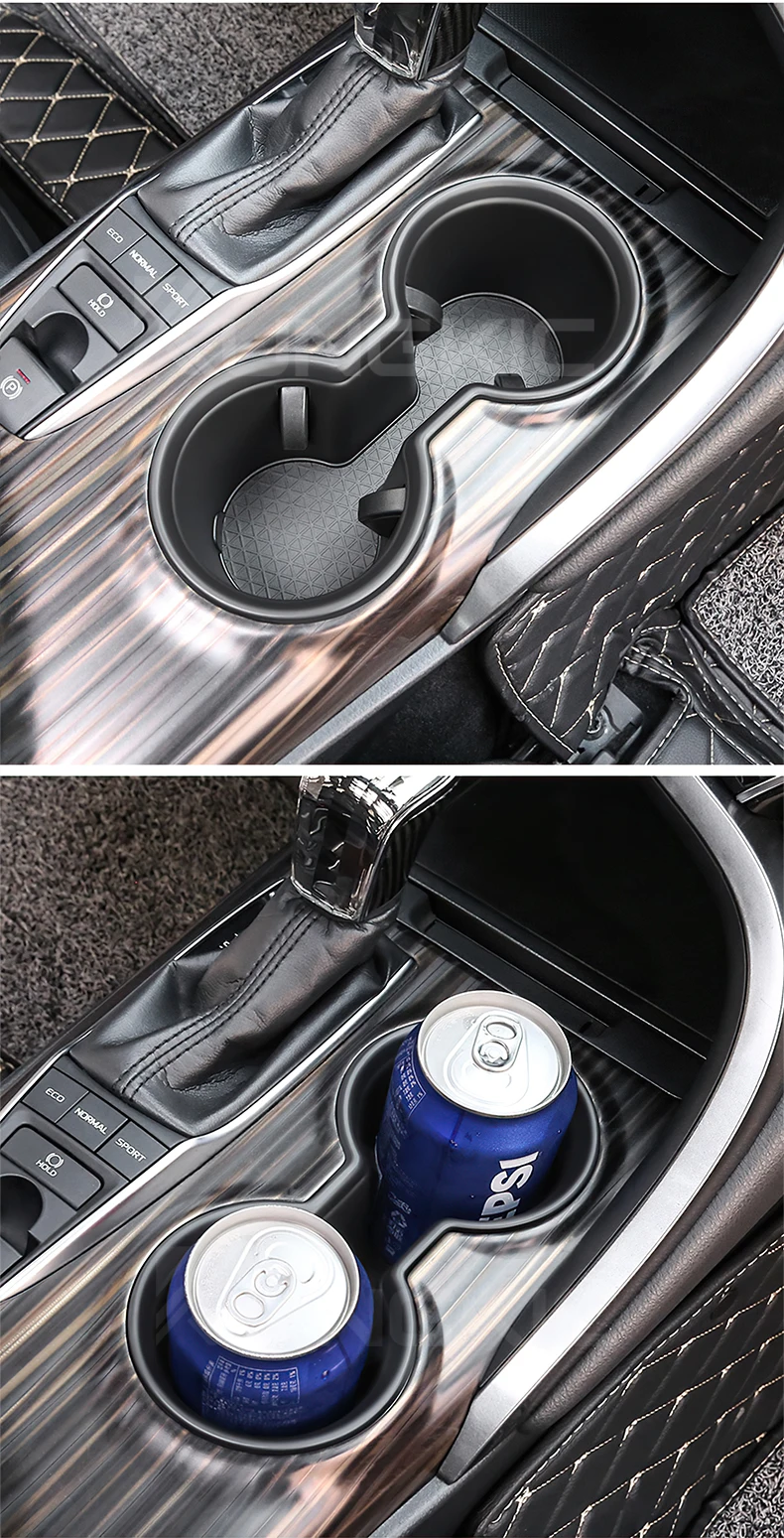 Für Toyota Camry 2018 2019 2020 2021 2022 2023 Wasserbecherhalter Zentrale Steuerung Getränkehalter Wasserbecherschale Autozubehör – Detail 9