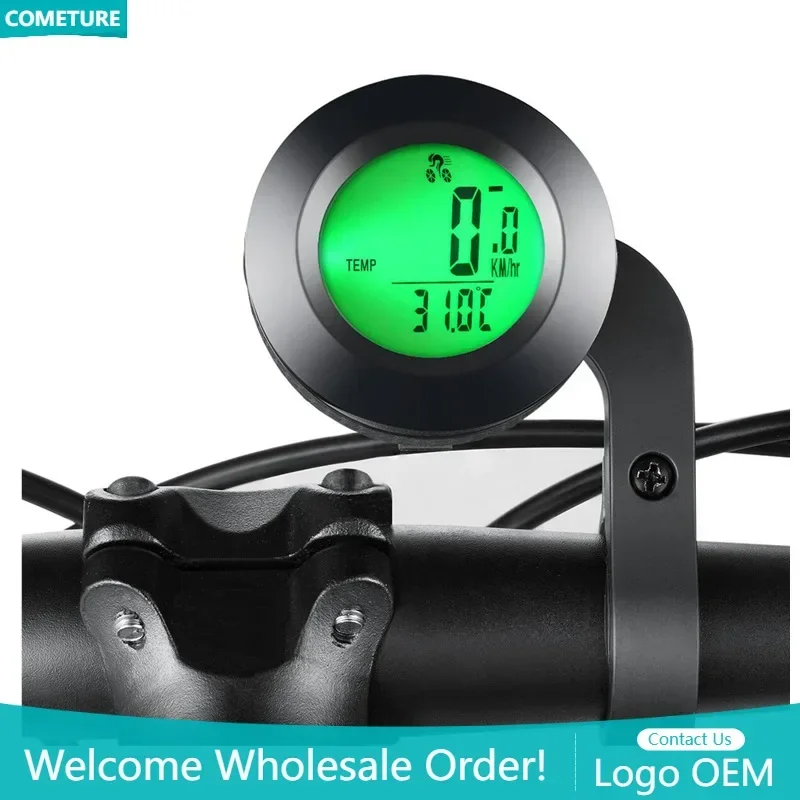 Wireless Bicycle Computer with Backlight, Speedometer, Stopwatch, Odometer, Code Table, GSP, MTB, Bike, Three Color