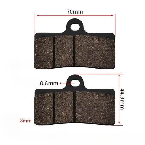 Motorcycle Brake Pad Fit for CFmoto 250SR Front Brake Pad 250sr Rear Brake Pad 250NK Brake Pad 300SR 300NK Front Rear CF 2/4pcs