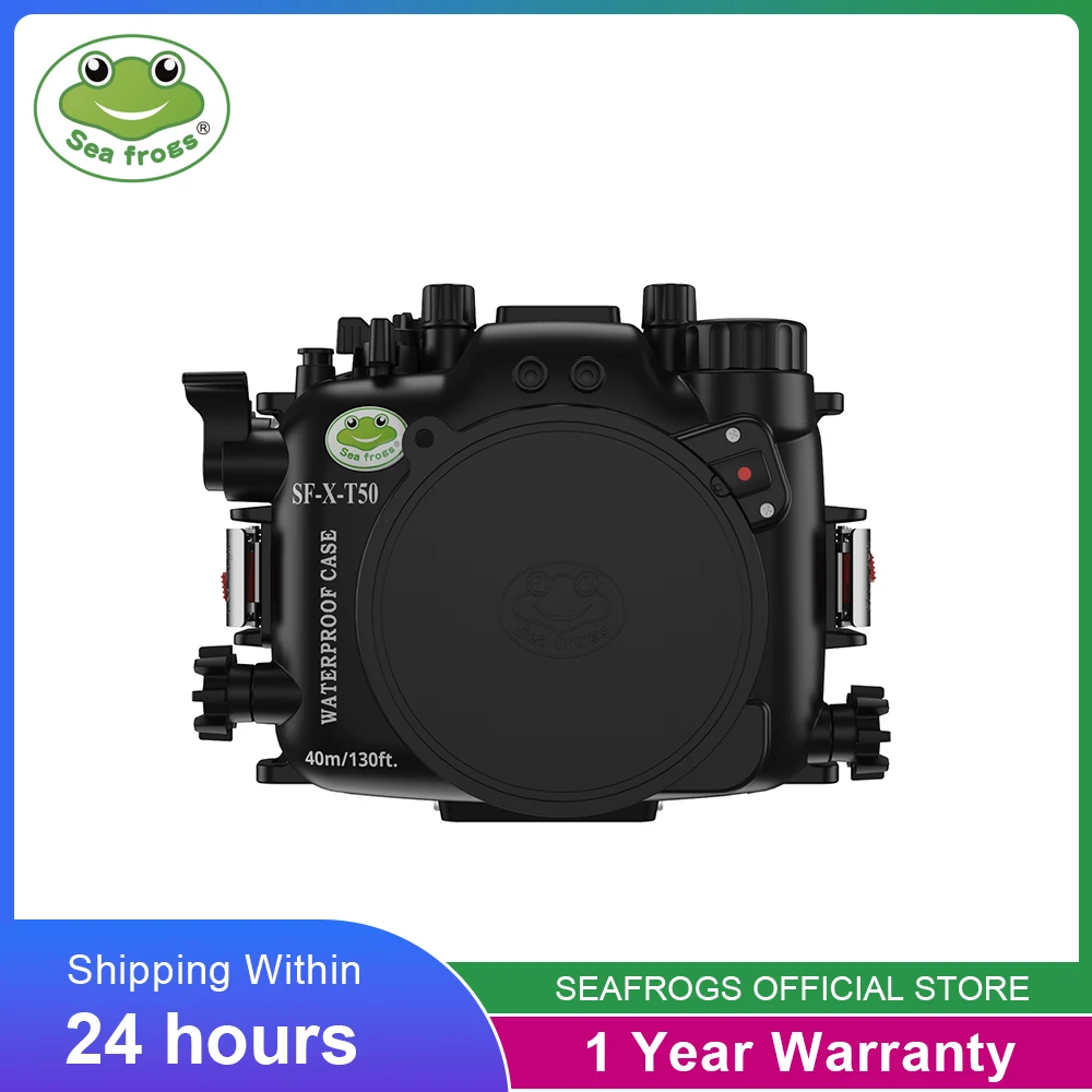 

Seafrogs 40M Plastic Waterproof Housing Body for Fujifilm X-T50 Camera Durable Protection Cover
