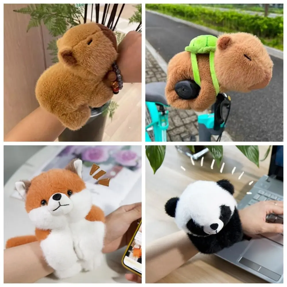 

Cute PP Cotton Capybara Clap Circle Cute Animal Wristband Decorations Cartoon Clap Ring Capybara Plush Toy Birthday