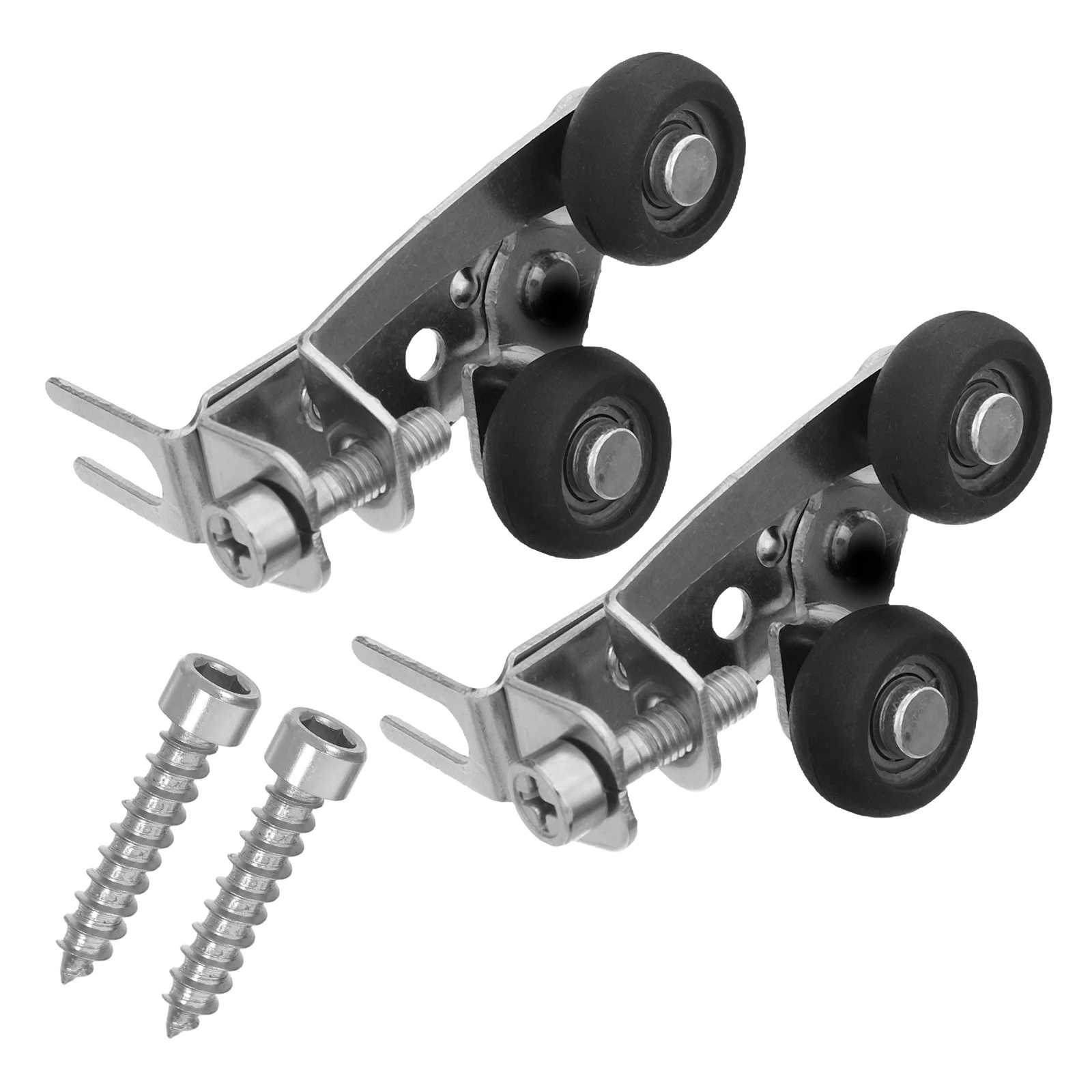 

1 set 1 Set Adjustable Wardrobe Sliding Door Wheels Smooth Silent Operation High-Strength Material Easy Installation For Bedroom