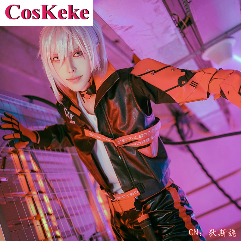 CosKeKe[Customized] Fulgur Ovid Cosplay Costume Anime Vtuber Nijisanji Fashion Combat Uniform Halloween Party Role Play Clothing