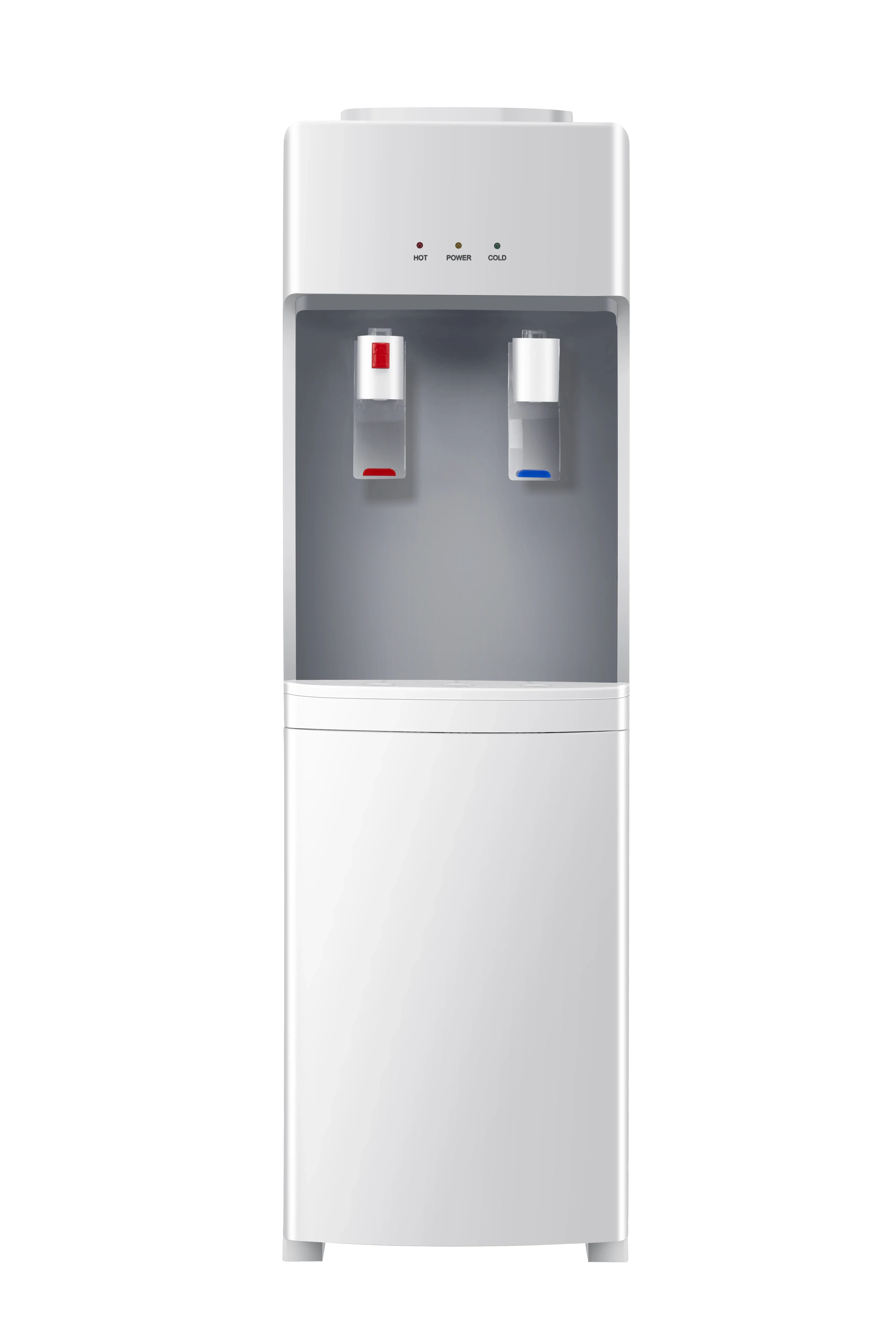 موزع مبرد مياه كهربائي عالي الجودة للأطفال، نظام تنقية RO/UF بارد ساخن، سطح مكتب بلاستيكي معتمد من CB منزلي