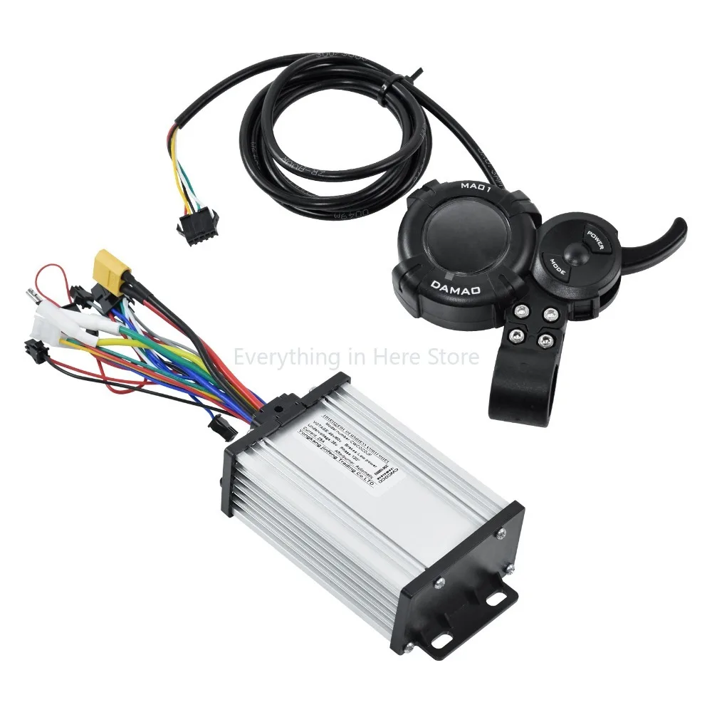 

Контроллер с ЖК-дисплеем 36В 48В 52В 60В 72В для электросамоката DAMAO, аксессуары для замены приборной панели