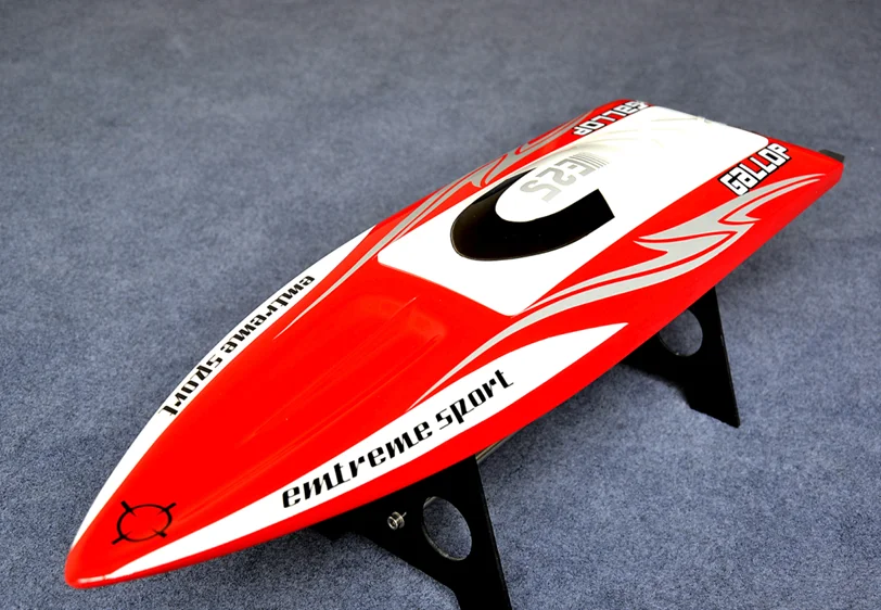 DT Model E25 Prepainted Electric Racing Speedboat KIT RC Boat Hull Only DIY Model Fiber Glass TH13511-SMT7