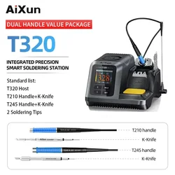 AIXUN T320 Soldering Station  Precision Intelligent Rework Tools High Power Adjustable Thermostat with T245 T210 Soldering Iron