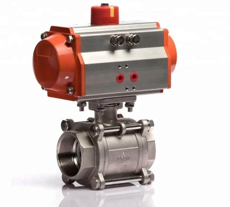 Q611F-16P-DN40 Pneumatic Operated DN40 Ball Valve