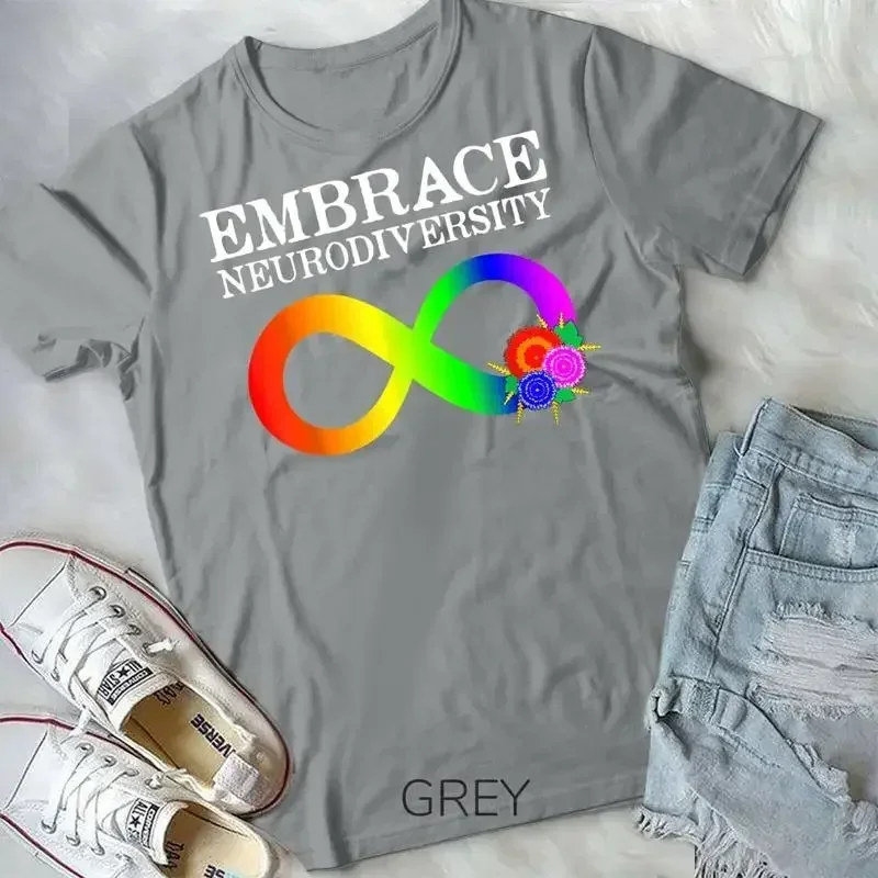 Embrace Neurodiversity ADHD Autism ASD Awareness Inclusion Unisex Youth T shirt