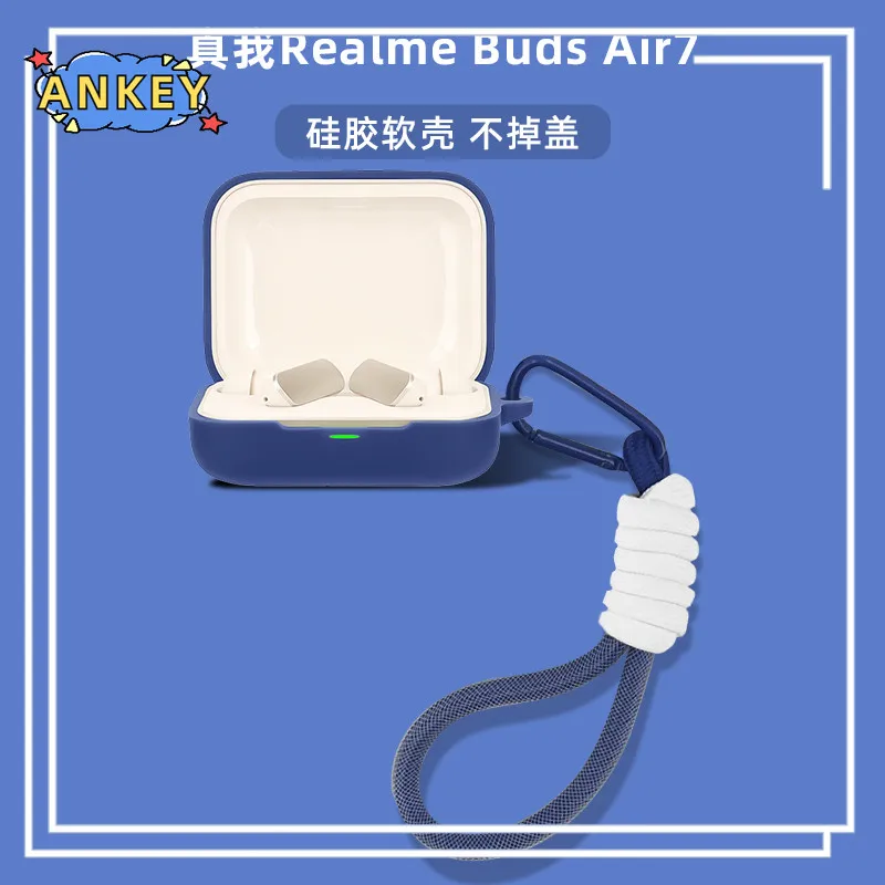 Capa de silicone para Realme Buds Air7 Pro