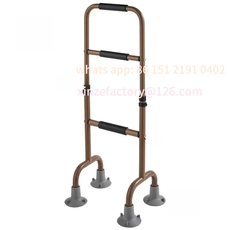 درابزين مساعد قابل للتخصيص، إطار مساعدة متنقل أوروبي، أثاث كبير من الألومنيوم الحديث، حاجز بجانب السرير مصنوع من خليط معدني لكبار السن