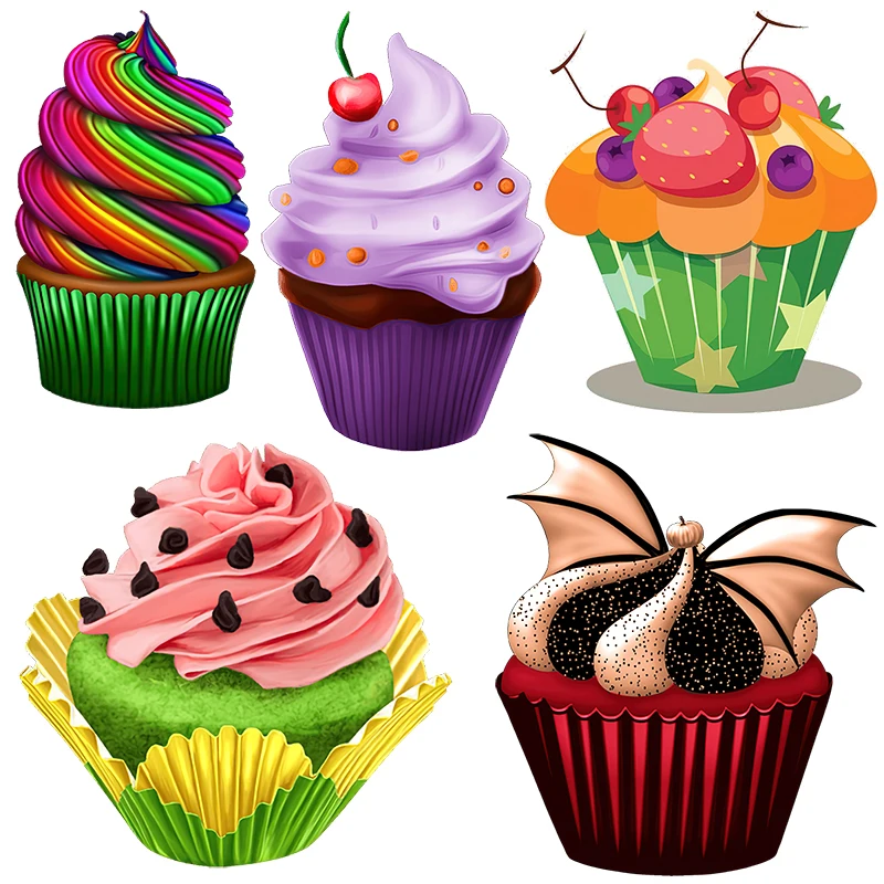 Three Ratels C043 Color sweet dessert cartoon sticker self-adhesive cute mobile phone sticker waterproof kitchen decals