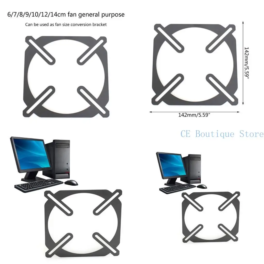 

652f Desktop Case Diy 120 240 360 480 Радиатор с водным охлаждением Внешний кронштейн 6-14 см.