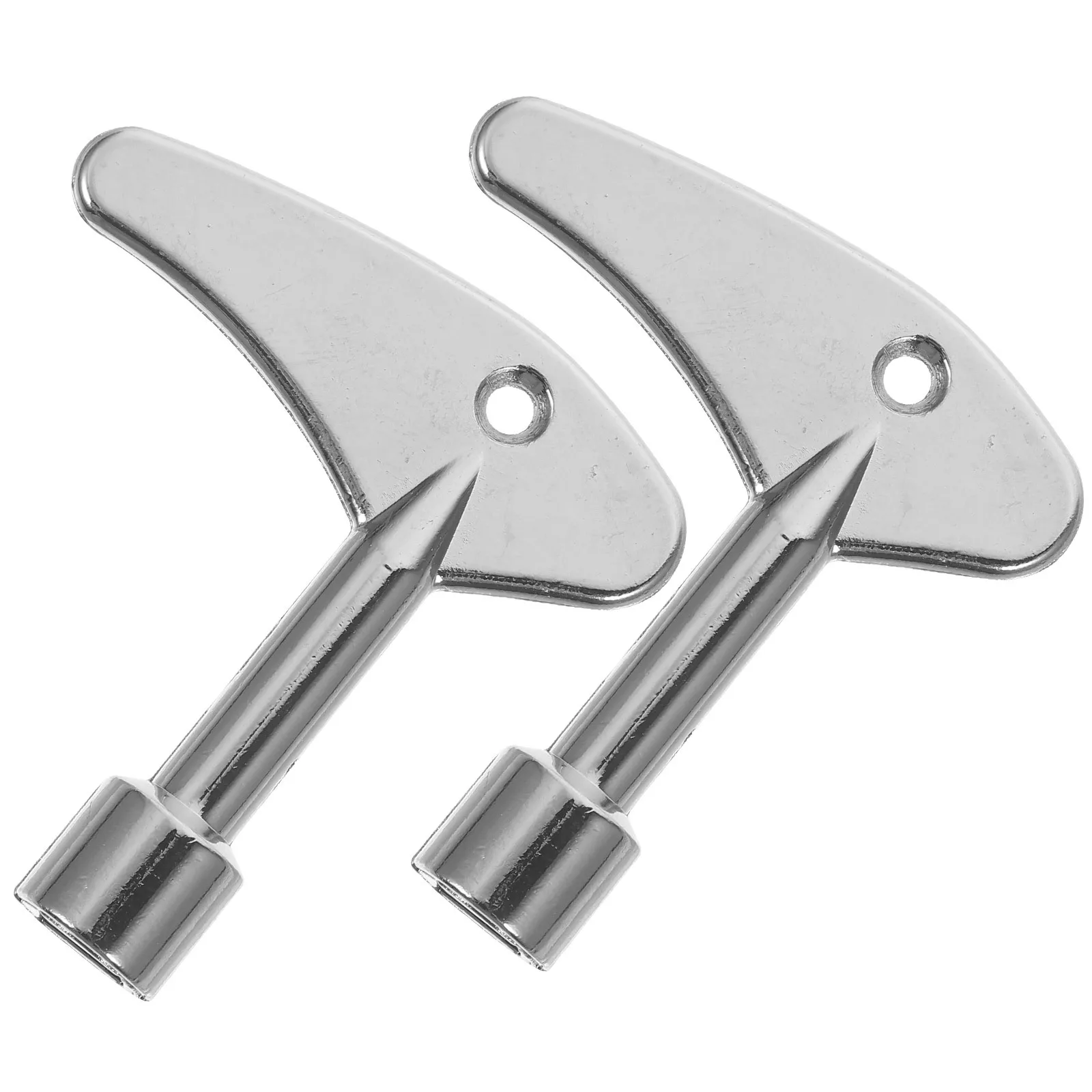 2Pcs Elevator Key Universal Utility Radiator Valve Wrench Durable Easy Use Professional Practical Elevator Key