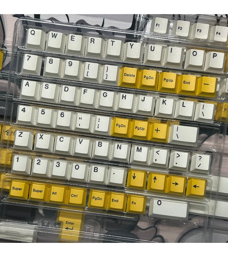 Qinxia five-sided hot sublimation original pbt full set of keycaps including 7U compatible ALICE40