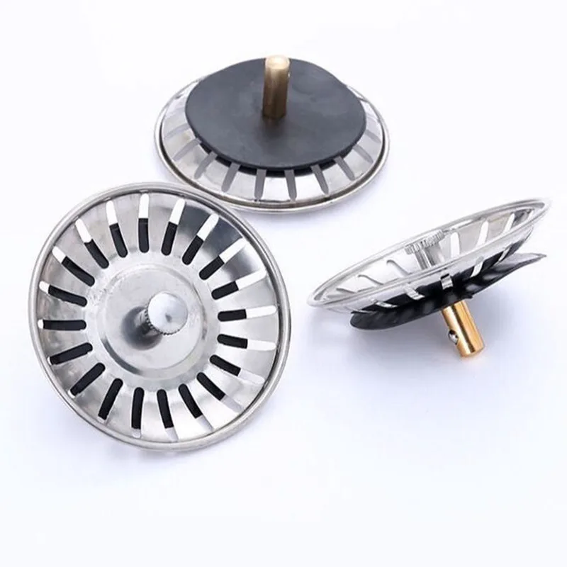 Gootstenen Stoppers Rvs Gootsteen Deksel Vaatpan Afdruiprek Chock Plug Filter Mand