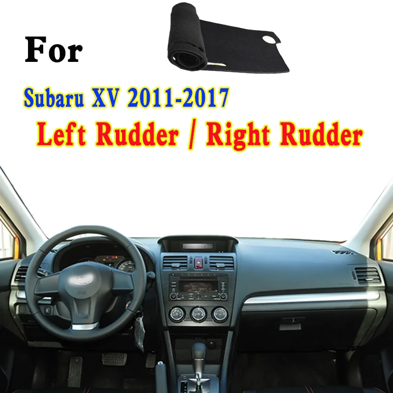 

For Subaru XV GP3 GP7 2011-2017 Car-Styling Dashmat Dashboard Cover Instrument Panel Insulation Sunscreen Protective Pad