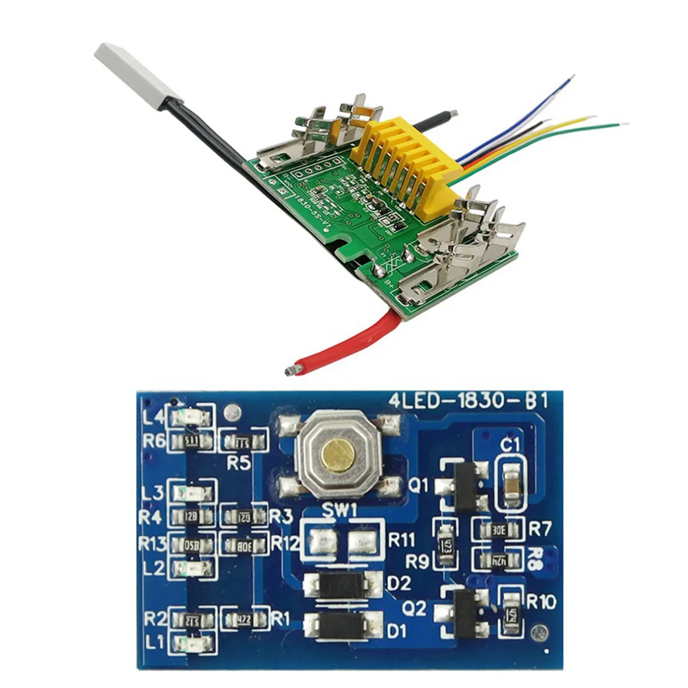 BL1830 Li-Ion Battery PCB Charging Protection Circuit Board with LED Light Board for Makita 18V BL1815 BL1860 BL1890