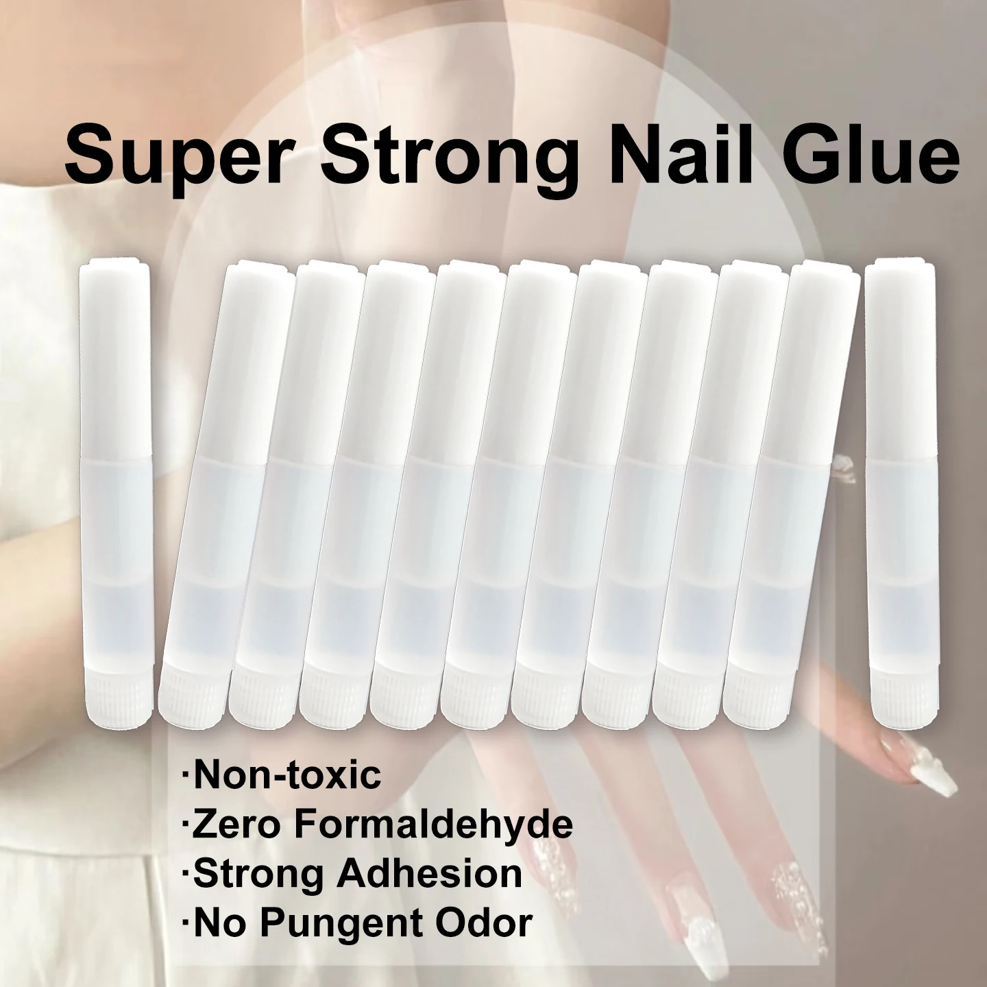 

Fast-dry Long Lasting Adhesion Gel Super Strong Professional Nail Glue Nails Art False Nail Tips Nails Press on Fake Wholesale