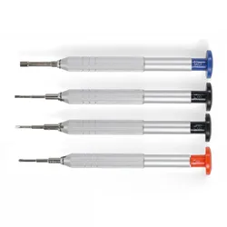 4pcs Eyeglasses Screwdriver Set For Glasses Watches Repair Tool Replaceable Blades Screwdriver