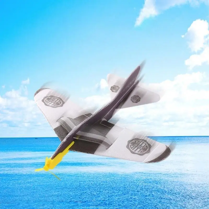   Outdoor Foam Flyer Toy Easy to Assemble Eye-Catching Flying Airplanes Set