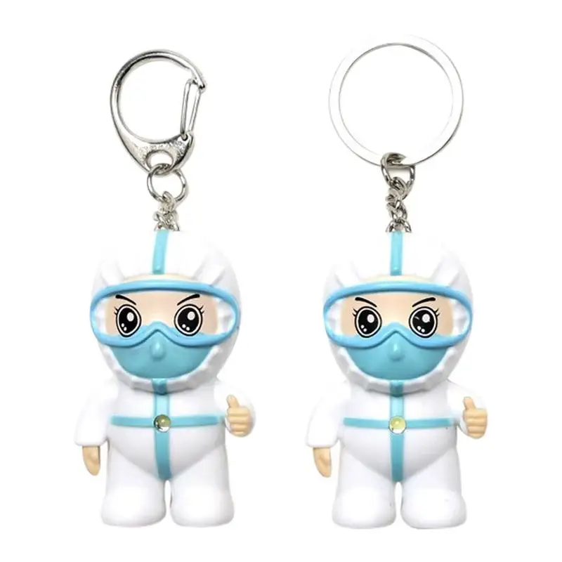 

Cartoon Mini Nurse's Day Doctor's Day Gift White Angel Keychain Souvenir Bag Pendant