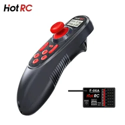 Hodtrc-無線システム送信機、rcボート用の600個のpwm 6チャンネルレシーバーを備えたリモコン、DS-600 6ch 2.4ghz