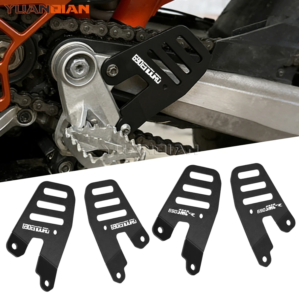 

For 690 Enduro 690Enduro/R 690 SMC SMC-R 2008-2026 New Motorcycle Accessories Pedal Guard Rear Pedal Guard Heel Plate Decorative