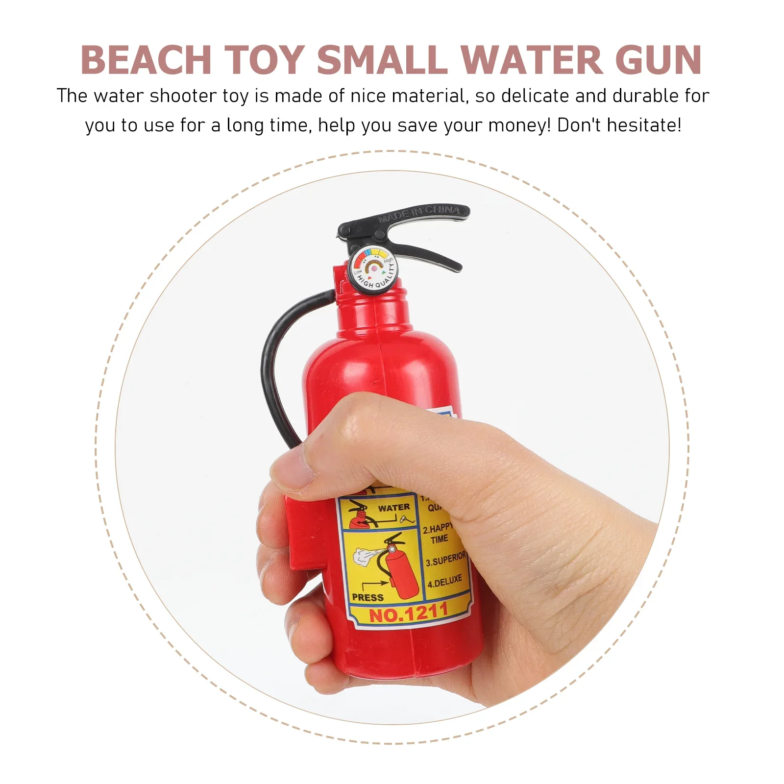 10/20Pcs Children\'s Mini Water Gun Toy Simulated Fire Extinguisher Shape Prank Prop Summer Play Water Gun Toy Children\'s Gift