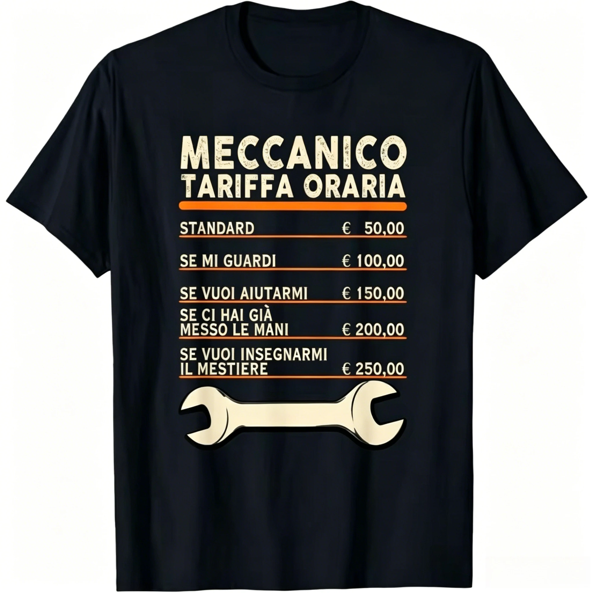 Funny Funny Mechanic Hourly Rate Meme Men T Shirt Women Cotton Tee Oversized Summer Spring Novelty Streetwear Short Sleeve Loose