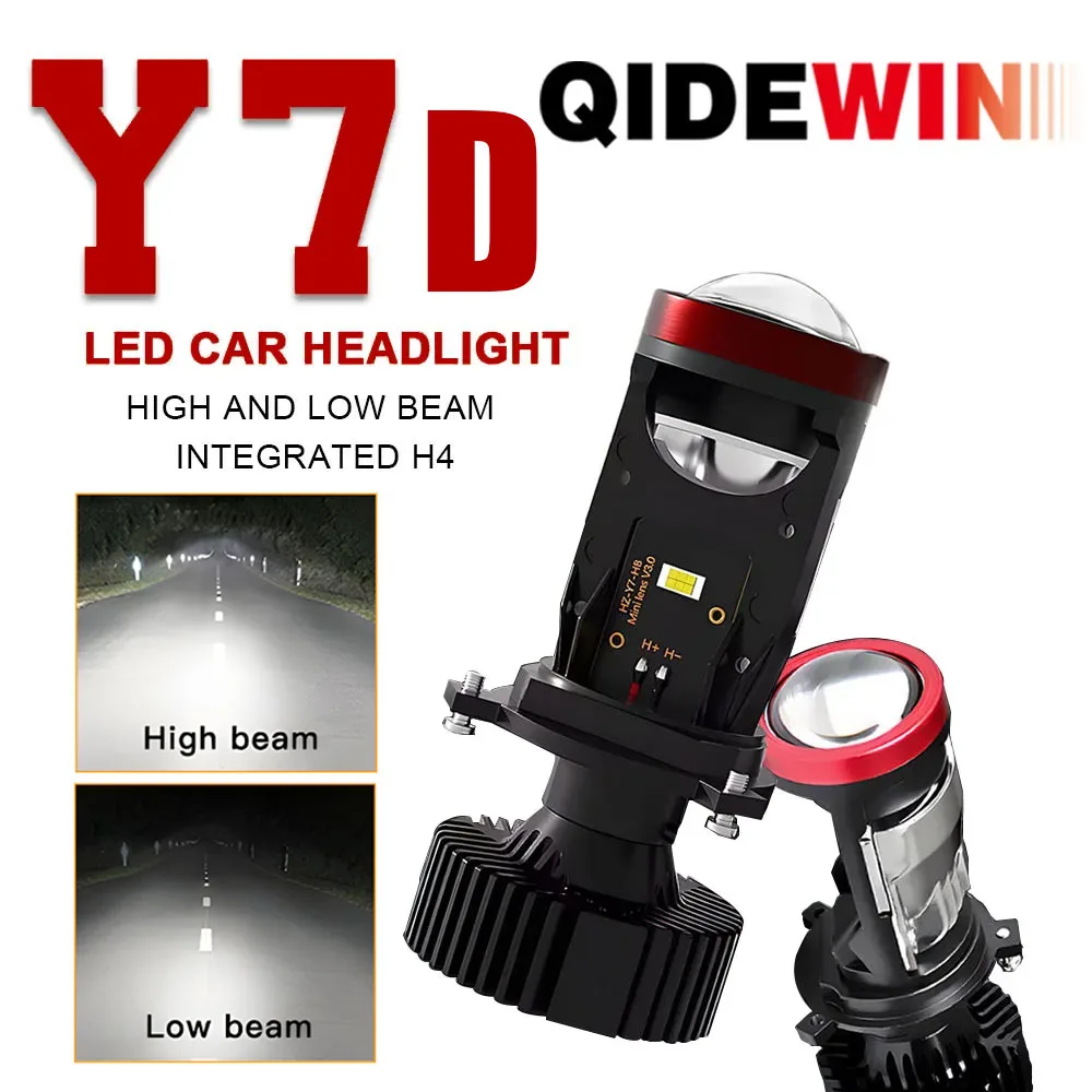 2Pcs H4 Led Project… - image