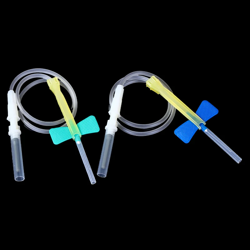 10pcs Disposable Butterfly Needles Safety Blood Collection Needle Pet Medical Teaching Consumables 21G 23G-HMA5