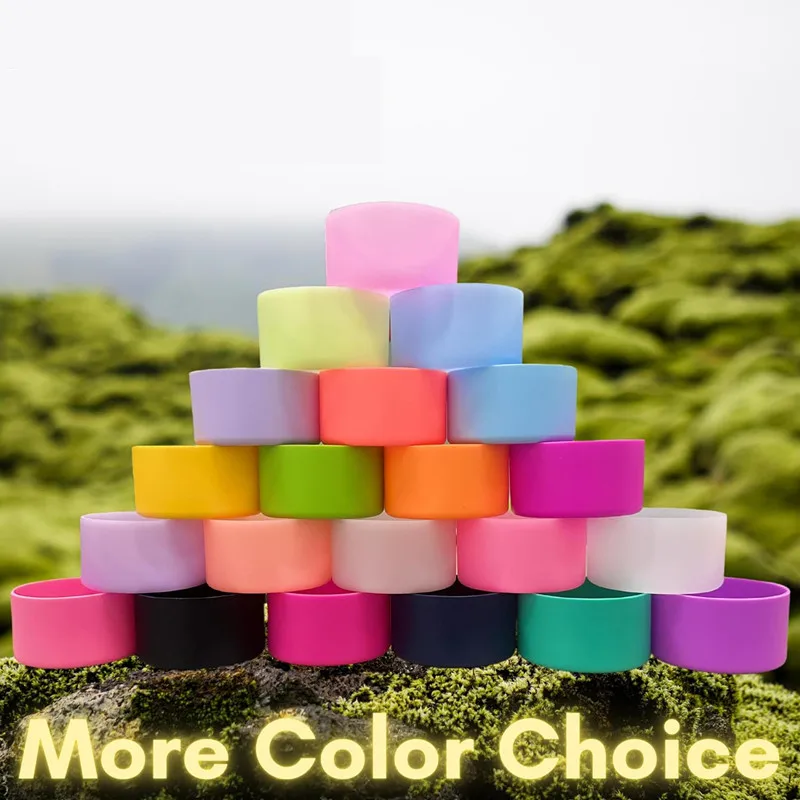 4PCS 7.5cm Silicone Boot dla Stanley 40oz Quencher Adventure Tumbler Handle Bottom Sleeve dla Ice Flow Flip 30oz 20oz