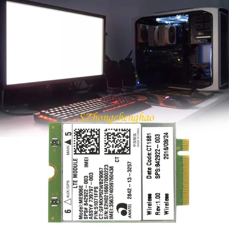 

ME906E LTE Modules 4Ghz Card for ZBOOK 14 15 for EliteBook 840 G1/720 G1 601D