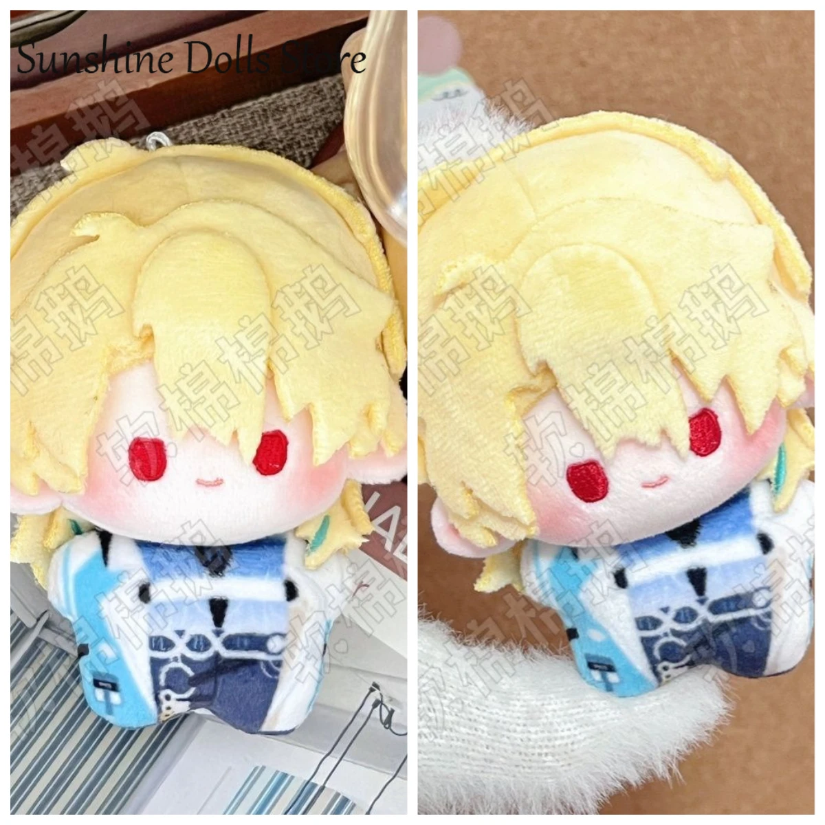 

10CM Anime LUUK HCRSSCN Wuthering Waves Kawaii Plush Cotton Doll Cartoon Printing Nunu Body Plushie Figures Pendant Toys Gift