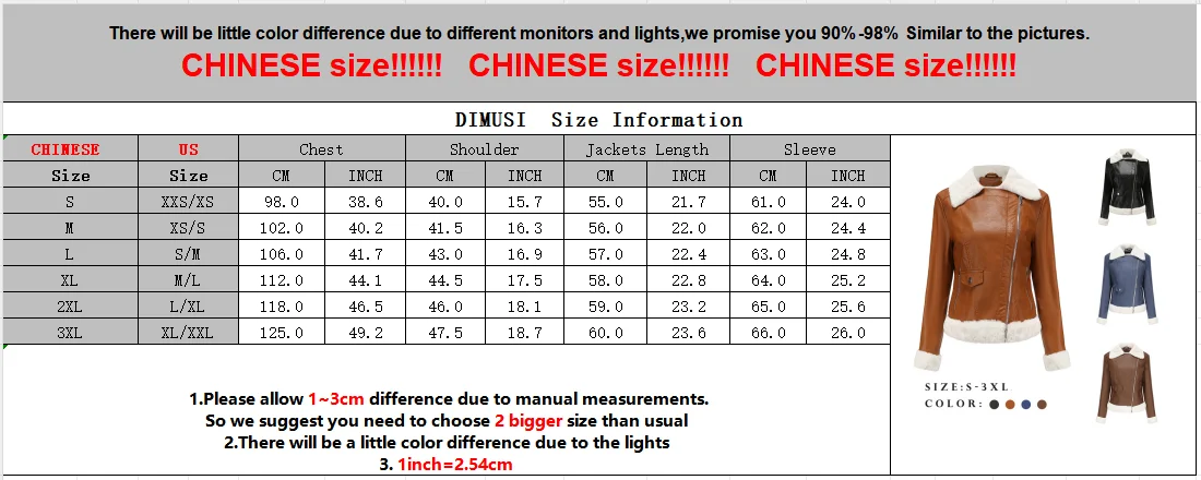 DIMUSI Women Leather Jacket Winter Fashion Lady Fleece Warm Motorcycle Leather Coats Casual Girls Short Biker Jackets Clothing