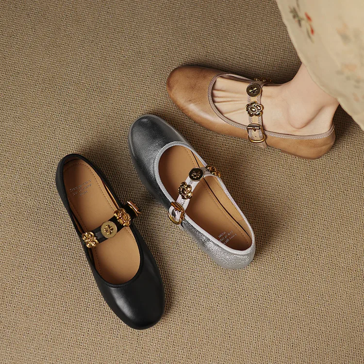 2025-nuevos-zapatos-planos-de-cuero-genuino-color-albaricoque-punta-redonda-ocio-mary-jeans-decoracion-de-metal-correa-bailarina-plata-zapato-mujer-creeper