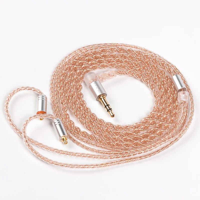 KBEAR 4-adriges Kupfer-Upgrade-Kopfhörerkabel mit Kabel, 2 PIN/QDC/MMCX/TFZ, Ohrhörer-Anschluss für KBEAR KZ ZSN PRO Kopfhörer, HiFi-Headset – Detail 9