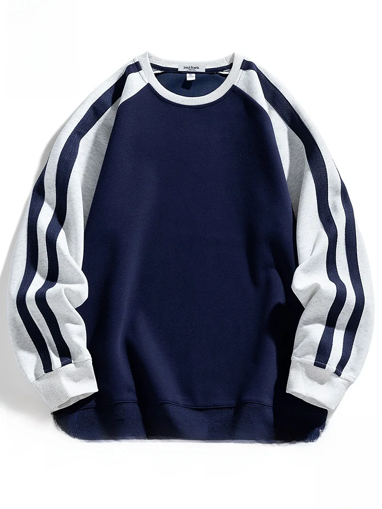 

Мужская толстовка Paul Frank: новая коллекция весна-осень, повседневная, с длинным рукавом, цветными блоками, круглым вырезом, удобная, из полиэфирного волокна