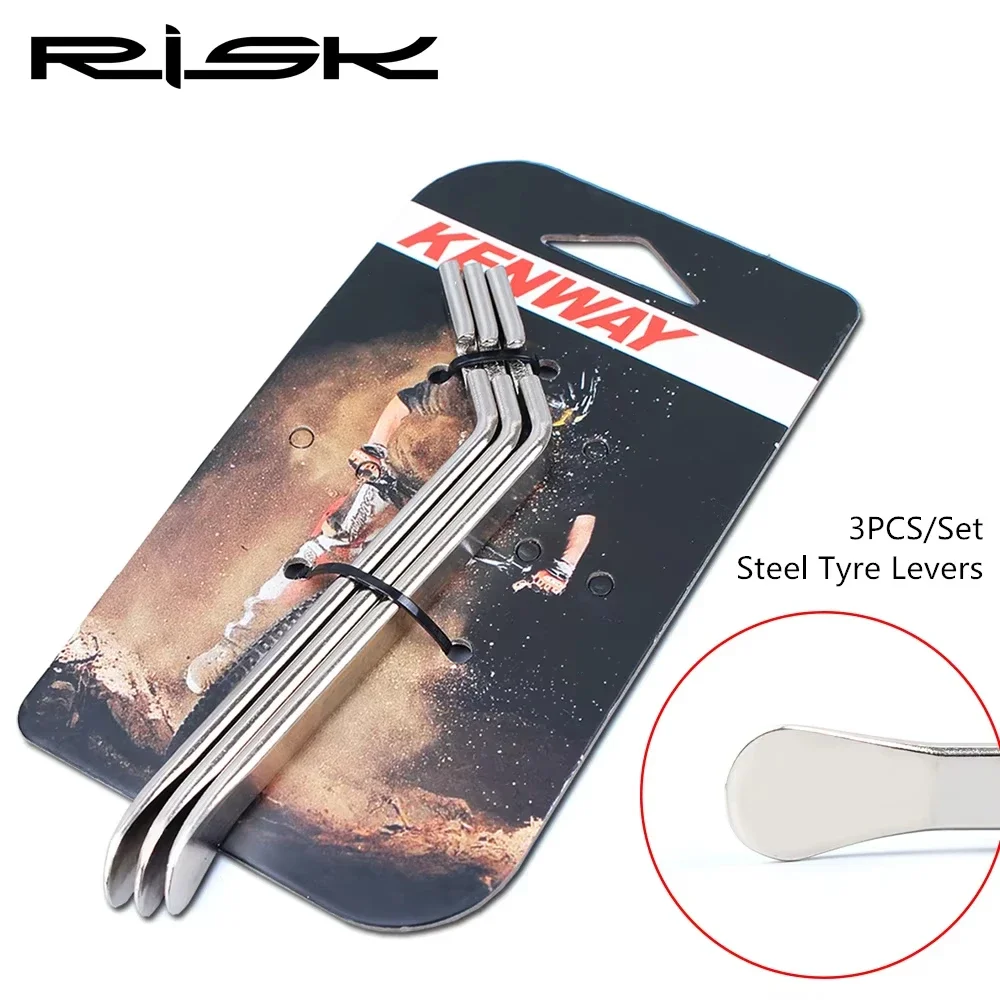 KENWAY 3pcs Steel / Nylon Bicycle Tyre Lever Ultralight Labor-Saving MTB Road Bike Tire Pry Repair