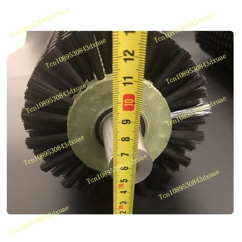 Industrial brush roller nylon roller glass cleaning machine dust removal cleaning hollow belt shaft roller brush accessories