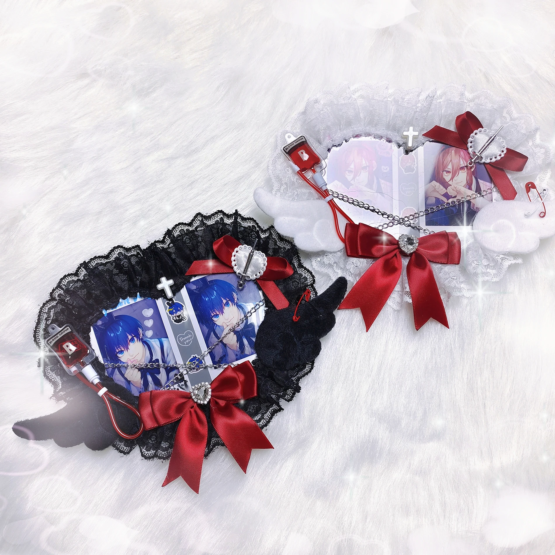 5 بوصة بطاقة بريدية جامع كم بطاقات التصميم الأصلي كم مزدوج Cp عبر سلسلة الدانتيل مجموعة بطاقات 5 بوصة حامل بطاقة بريدية