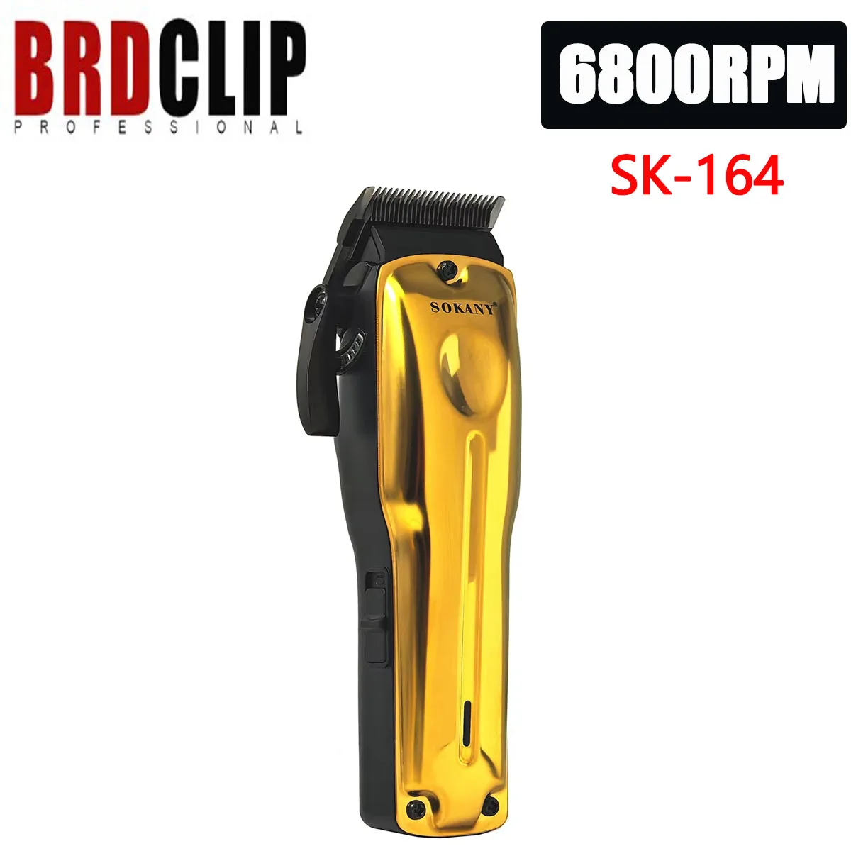 Professional 6800rpm Electric Hair Clipper Barber Metal Cover Quality Hair Trimmer Hair Cutting Machine Gradient Haircuts Tools