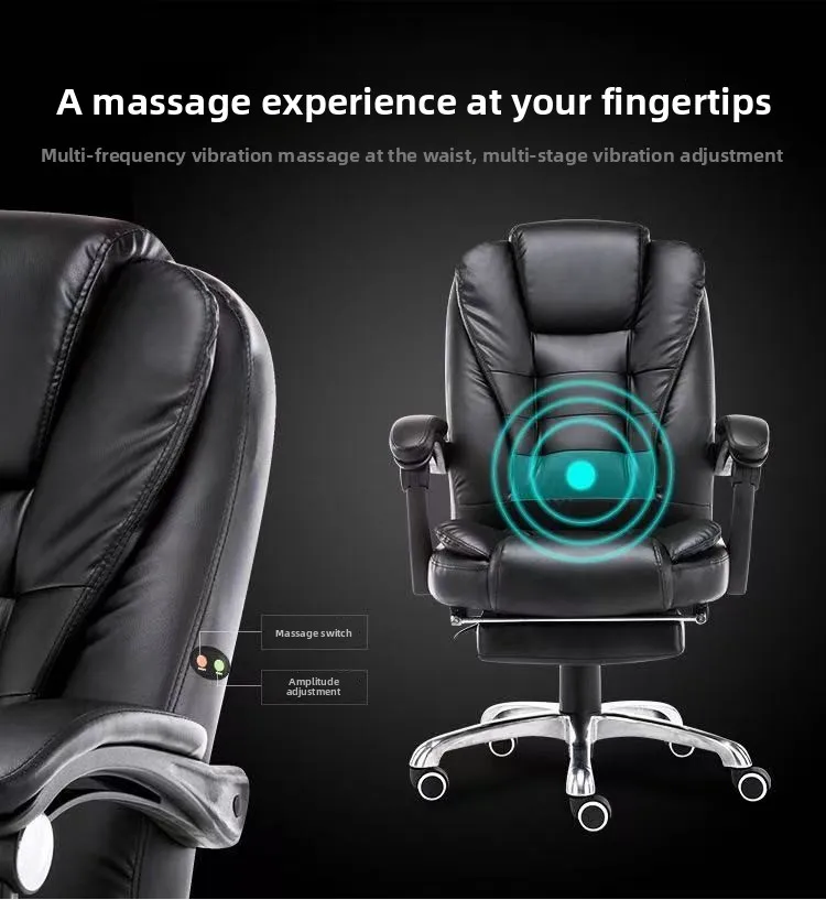 Comfortable for Long Sitting Ergonomic Chair with Lumbar Support Reclining Nap Chair Executive Chair