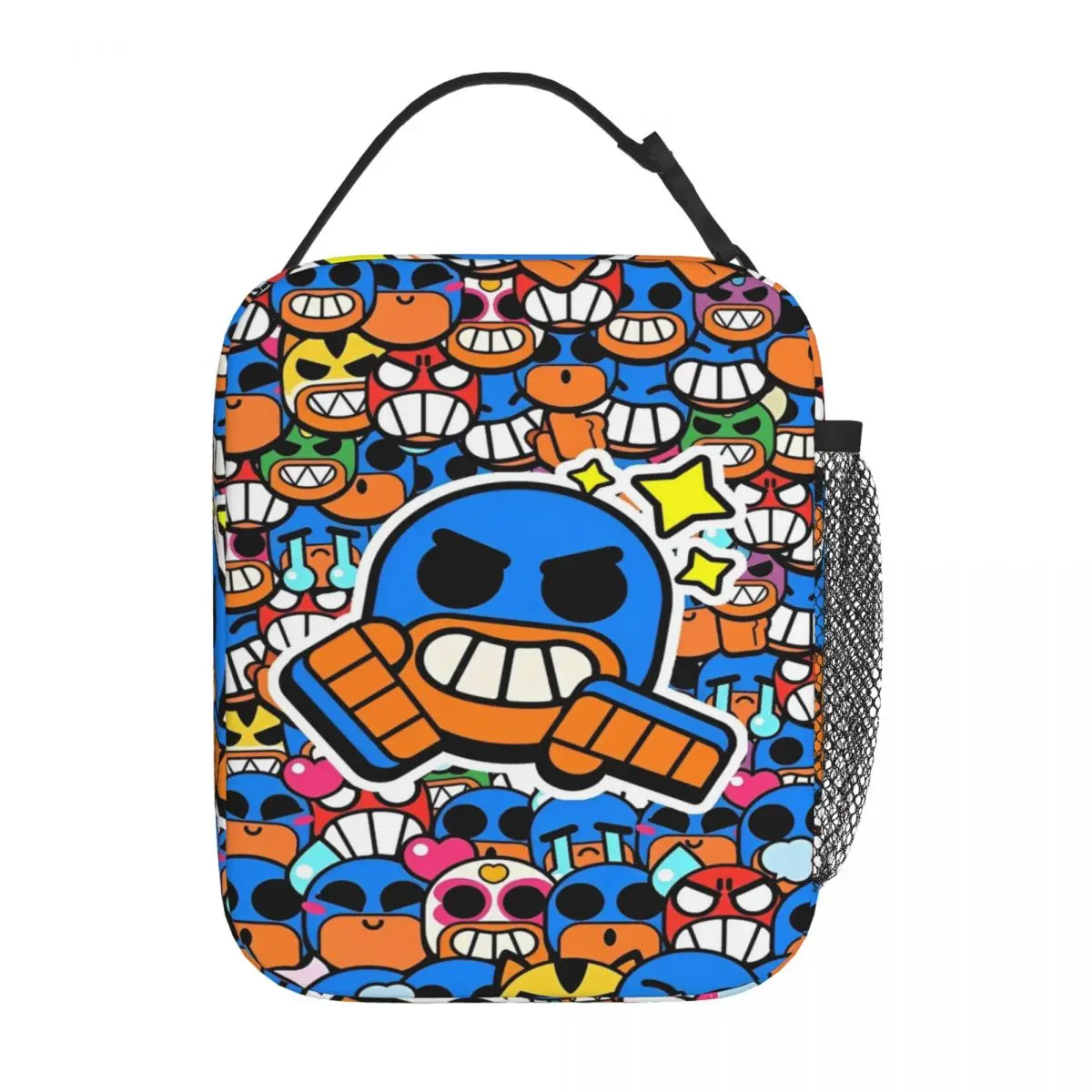 

Изолированный ланч-бокс Brawleds Funny Game Merch Storage Food Box Ins Style Cooler Термальный ланч-бокс для работы