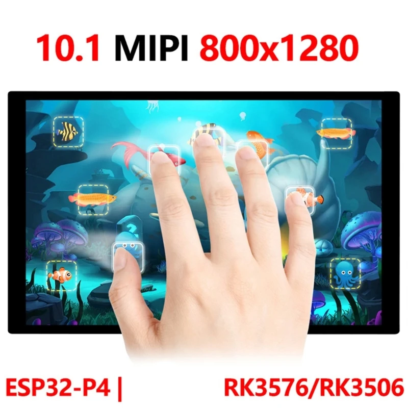 10.1 Inches IPS LCD Display Screen 800x1280 for ESP32P4 for Vertical or Horizontal Use