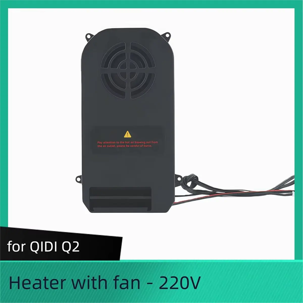 NEW FACTORY~Heater Chamber for QIDI Q2 with Fan EU(220v) for Q2 3D Printer Parts